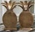 Vintage Brass Pineapple Book Ends - A Pair For Sale - Image 4 of 10