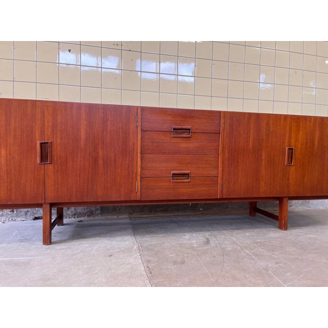 Brown Vintage Teak Sideboard, 1960s For Sale - Image 8 of 10