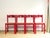 Postmodern Red Lacquered Wooden Chairs with Braided Rope Seats, 1980s, Set of 4 For Sale - Image 3 of 12