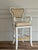 Hollywood Regency Coco Bar Stools With Back and Arms by Jan Showers For Sale - Image 3 of 7