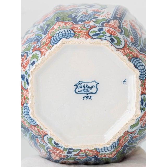 Dutch Delft Ceramic Table Lamp from Royal Tichelaar Makkum, 1940s For Sale - Image 9 of 15