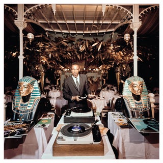 Slim Aarons, Slim and Sphinx, Limited Edition Estate Stamped Digital Print For Sale