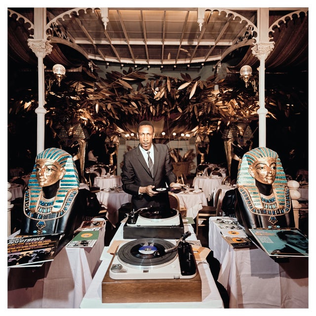 Slim Aarons, Slim and Sphinx, Limited Edition Estate Stamped Digital Print For Sale