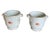 Elevate your tabletop or mantel with this exquisite pair of vintage porcelain cachepot vases. Crafted with a refined,...