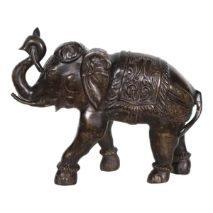 Elephant Bronze Sculpture, Unknown