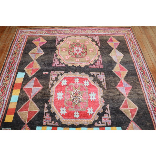 1980s Turkish Kars Rug For Sale - Image 10 of 10
