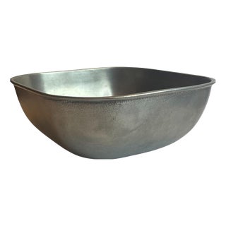Swedish Modern Pewter Bowl attributed to Edvin Ollers for Schreuder & Olsson, 1938 For Sale
