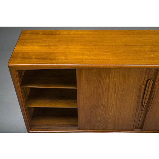 Wood Highboard Cabinet attributed to Axel Christensen for Aco Møbler, 1960s For Sale - Image 7 of 18