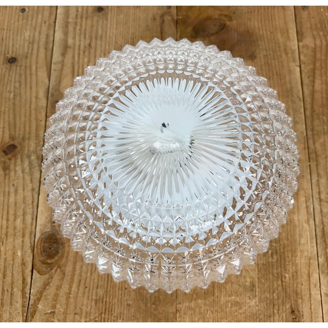 Metal Vintage Glass Wall Light, 1970s For Sale - Image 7 of 17