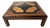 20th Century Wooden Coffee Table with Geometric Decoration For Sale