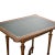 1950s French Style Fold Over Game Table Satinwood Inlay Brass Ware For Sale - Image 4 of 7