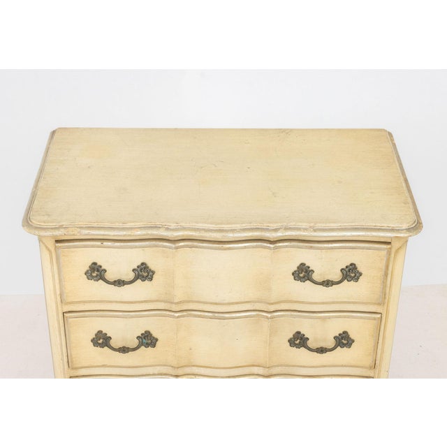 Wood French Provincial Style Painted Nightstands, Pair For Sale - Image 7 of 10