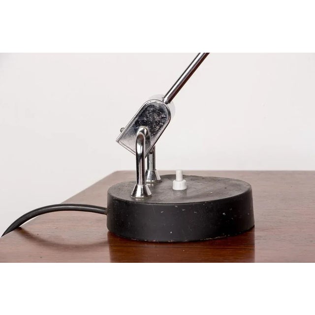 1950s Jumo Model 700 Desk Lamp with Articulated Arm and Adjustable Reflector by Charlotte Perriand, 1960s For Sale - Image 5 of 8