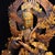 Late 19th Century Large Carved Faux Horn Bodhisattva on Dragon Sculpture For Sale - Image 9 of 10