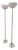 Papavero Floor Lamp by Achille and Piergiacomo Castiglioni for Flos, 1980s, Set of 2 For Sale