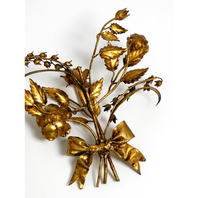 Large Florentine Candleholders in Gilded Metal, 1950s, Set of 2 For Sale - Image 18 of 18