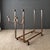 Large Hammered Steel Firewood and Kindling Rack With Rustic Patina For Sale - Image 11 of 16