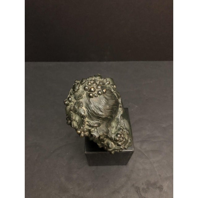 1920s Marcel-André Bouraine Bronze Bust Sculpture For Sale - Image 9 of 9