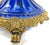 Pair Antique Cobalt Blue Glass Vases With Ornate Bronze Rim, Handles and Mount For Sale - Image 15 of 18