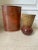Tan Vintage Italian Mid Century Modern Handcrafted Ceramic Vase in Rust / Ochre / Bronze /Tan For Sale - Image 8 of 10