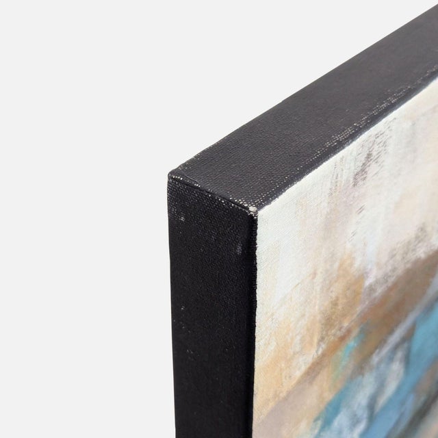 Abstract Silvia Vassileva “Morning Fjord” Abstract Landscape Canvas Giclee For Sale - Image 3 of 6