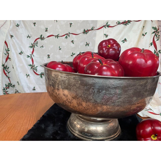 Traditional Silver Plate Centerpiece Bowl Chairish