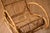 Vintage Sculptural Franco Albini Style High Back Bamboo Rocking Chair For Sale - Image 10 of 18