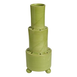 Green 16-Hole Tulipiere with Ball Feet For Sale