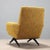 Yellow Vintage Armchair in Fabric, Metal and Brass, Italy, 1960s For Sale - Image 8 of 10