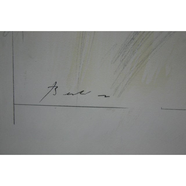 Red Schmid Heinrich, City View, 1981, Pencil on Paper For Sale - Image 8 of 11
