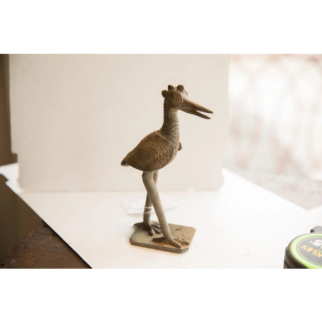 African Vintage African Bird Sculpture For Sale - Image 3 of 6