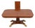 Italian Style Inlaid Pedestal Dining Table For Sale