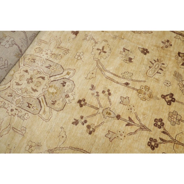 Mustard Late 20th Century Palace Size Pishawar Rug - 15'1" x 24'5" For Sale - Image 8 of 13