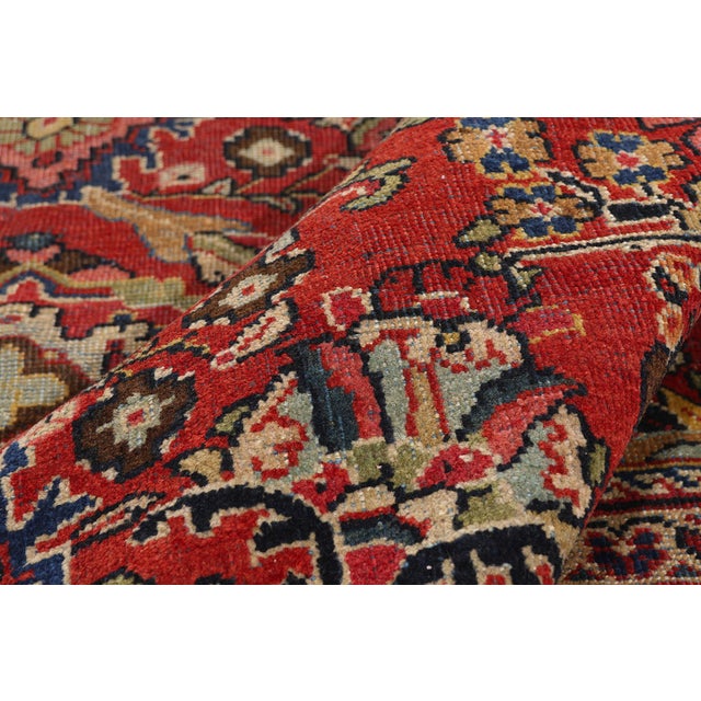 Late 19th Century Persian Mahal Rug, 12'03 X 18'04 For Sale In Dallas - Image 6 of 10