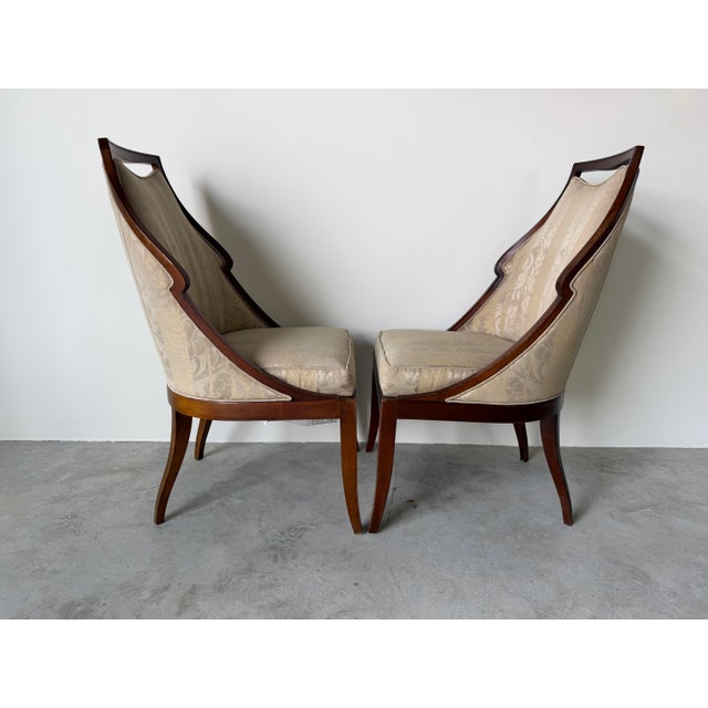 Vintage Jacques Garcia “Malmaison” Chairs for Baker – A Pair For Sale - Image 10 of 12