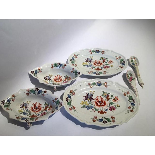 Late 18th Century Porcelain Sauce Boat Set by Richard Ginori, Set of 6 For Sale - Image 12 of 18