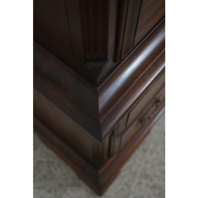 Brown Pennsylvania House Cherry Chest on Chest Design High Chest For Sale - Image 8 of 15