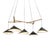 Emily Group of Five Hanging Lamp with Oxidized Shades from Moss Objects For Sale - Image 6 of 6