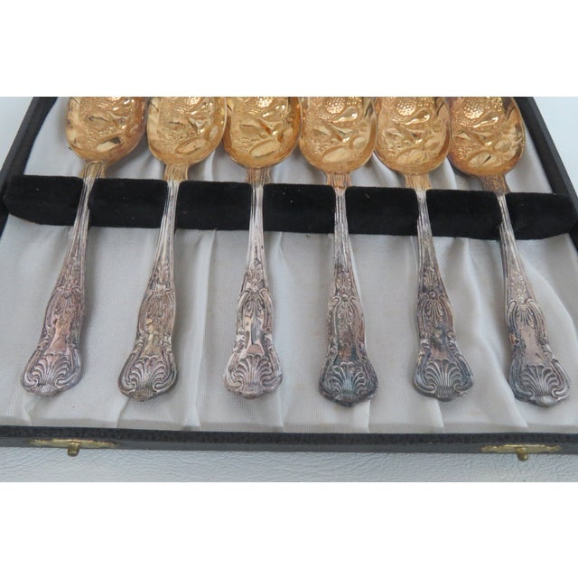 William Adams Sheffield England 12pc Boxed Set Spoons Epns A1 Silver Plate 4962b For Sale - Image 9 of 18