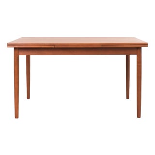 Mid-Century Danish Extendable Teak Dining Table from Rogenstrup Möbelfabrik, 1960s For Sale