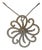 Flower Cluster Diamoness Pendant For Sale