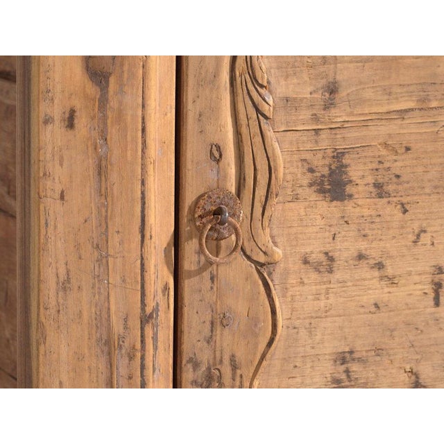 Brown Low Chinese Shanxi Side Cabinet in Elm For Sale - Image 8 of 11