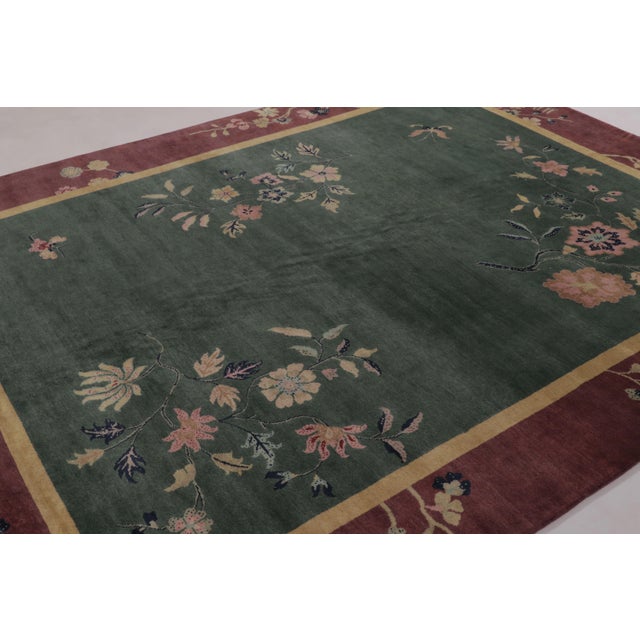 Made with hand-knotted wool, this beautiful 8x10 piece is a part of Rug & Kilim's Chinese Art Deco Collection. Drawing...