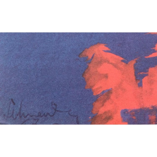 Gerard Schneider, Gouache, 1967, Lithograph For Sale - Image 4 of 5