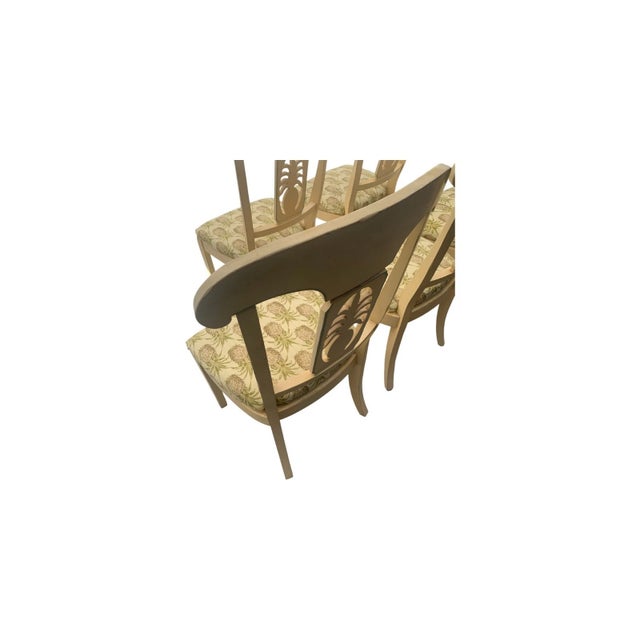 Late 20th Century Late 20th Century Ethan Allen Legacy Collection Pineapple Back Dining Chairs Set of 6 For Sale - Image 5 of 13