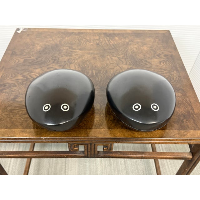 Wood Polished Wood Trinket Boxes, Pair For Sale - Image 7 of 12