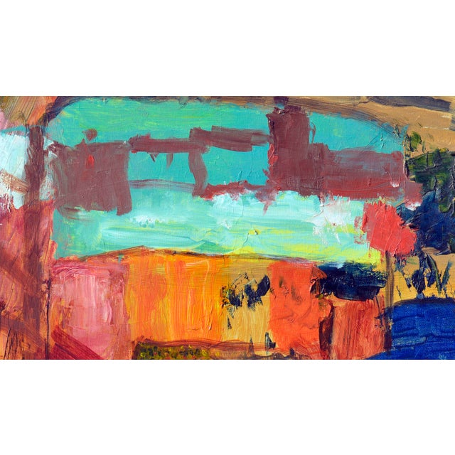 Vintage Abstract Composition - San Francisco School in Oil on Canvas by Kristin Cohen For Sale - Image 4 of 5