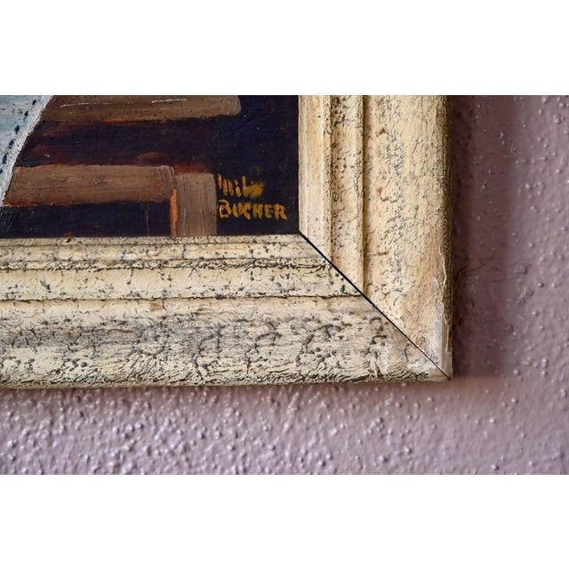 Milo Bucher, Poppy, 1950s, Oil Painting, Framed For Sale - Image 7 of 8