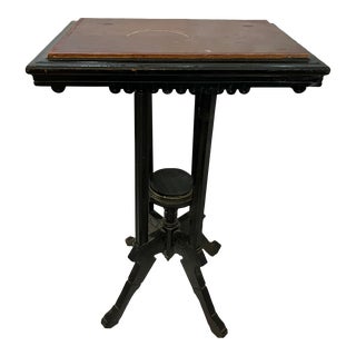 Late 19th Century Vintage Victorian Eastlake Design Side Table For Sale
