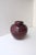 Italian Marble Red Burgundy Urn Vase For Sale - Image 4 of 8